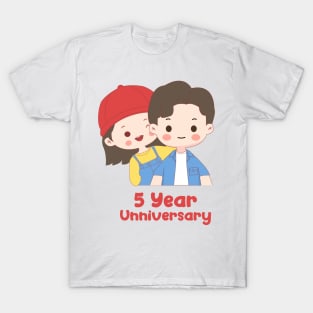 5 year anniversary T-Shirt